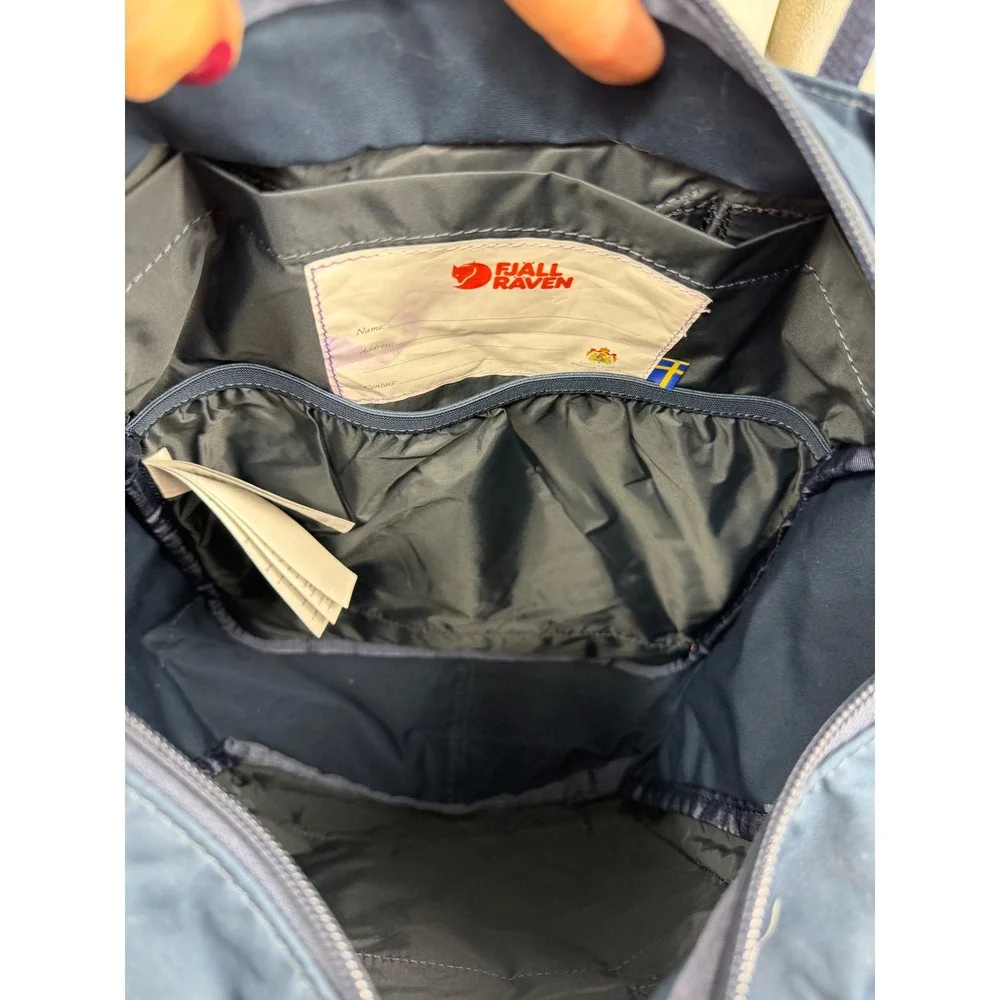Fjallraven Kanken Totepack Women OS Navy Blue Convertible Backpack Tote 23710